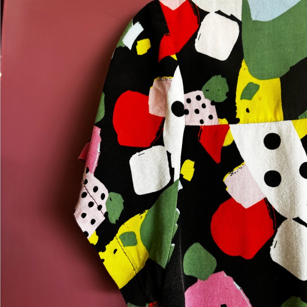 Nooworks • Joyce Button-Up • Party print by Ashley Mary • Small - Picture 6 of 10